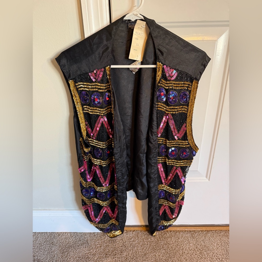 1980’s Jakelin Designs 100% Pure Silk Vest